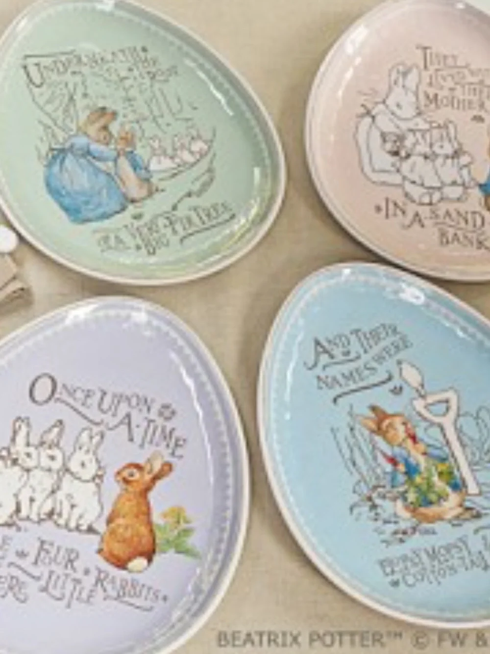 Pottery Barn Kids Peter Rabbit Plate
